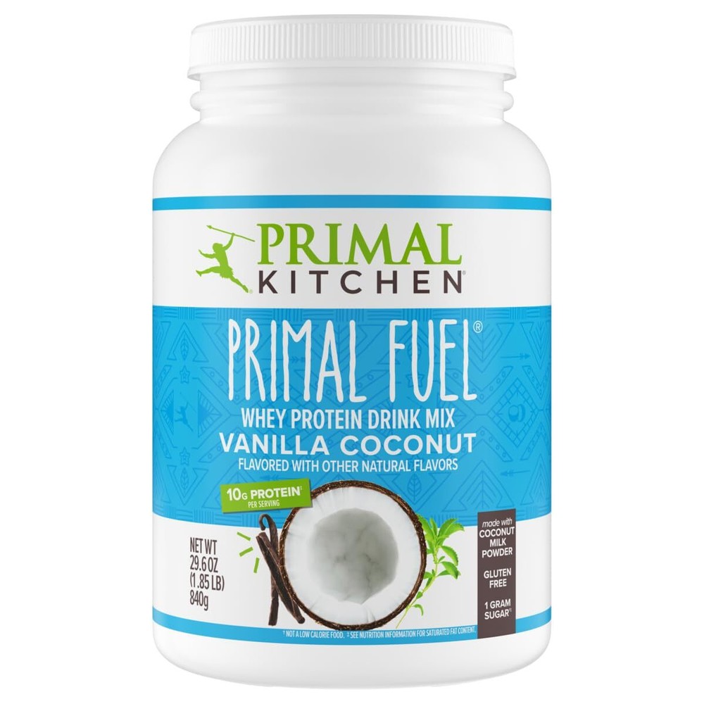 Primal Kitchen Vanilla Coconut Whey Protein Powder 10g Protein Keto Friendly