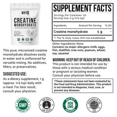 Creatine Monohydrate Powder, Micronized, Unflavored Creatine for Men & Women,…