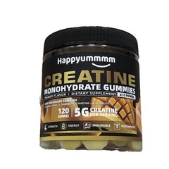 happyummmm creatine Monohydrate gummies- Mango 120 count
