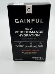 Gainful Daily Performance Hydration Electrolyte Drink Mix 10 Stick Packs