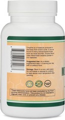 120 Count Creatine Monohydrate Capsules – No Fillers, Non-GMO Power Boost