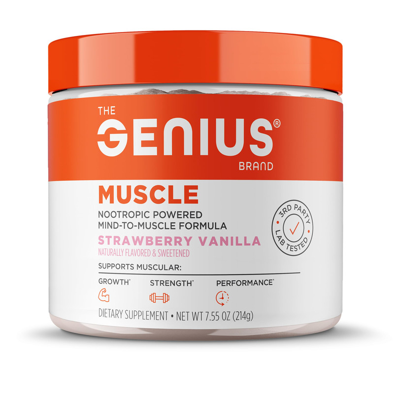 The Genius Brand Genius Muscle – Muscle Health Supplement For Growth Endurance