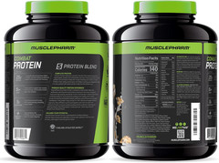 Musclepharm Combat Protein Powder, Cookies ‘N’ Cream Flavor, Fuels Muscles for P