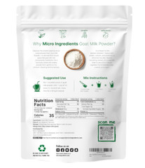 Goat Milk Powder 2Lb | Grass-Fed, Australian, Protein & Calcium Rich, Non-GMO