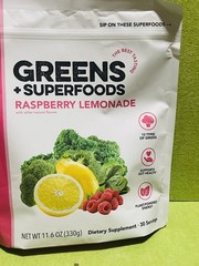Clean Simple Eats Greens Rasp 🍋ade & 1st Phorm Strawberry Whey Protein Powder