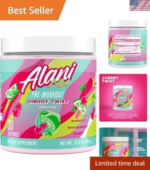 Amino Energy Cherry Twist Pre Workout – Endurance Supplement with 200mg Caffeine