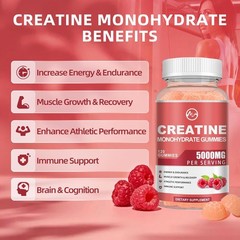 Creatine Monohydrate Gummies – Increase Strength and Build Muscle