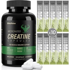 Creatine Capsules & Electrolytes Powder, 150 Creatine Capsules, (30 Servings)