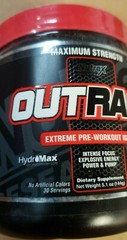 NUTREX – OUTRAGE – Extreme Pre-Workout Igniter – Watermelon – 30 Serv – 11/2024
