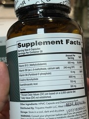 Triquetra Creatine Reserve Dual-Pathway Capsules with B Vitamins 180 Count NEW