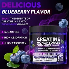 Creatine Monohydrate Gummies 9000mg for Men & Women, Creatine Chewables for M…