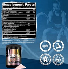 Animal x Smarties Creatine Monohydrate HMB Powder 30 Servings Exp 03/2028