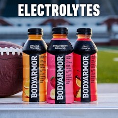 BODYARMOR Tropical Punch Sports Drink 16 oz Electrolyte Hydration 12 Pack