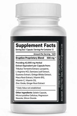 ERUPTION – Male Performance Support – Boost Stamina, Size, Stamina & Vitality