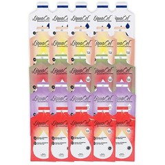 LiquaCel Concentrated Liquid Protein Variety Packets 25pk Grape Peach Watermelon