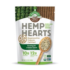 Manitoba Harvest Organic Hemp Hearts Protein Supplement Powder 12 Ounce