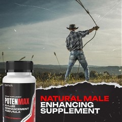 Natural Testosterone Booster for Men with Tribulus 60 Count (Pack of 1)