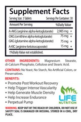 heart health supplement – NITRIC OXIDE 3150MG – post workout recovery 2B