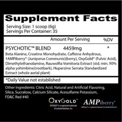 INSANE LABZ PSYCH-O-TIC Pre-Workout Powerhouse Energy Focus Endurance 35 Serving