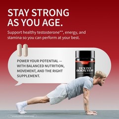 SNAP Testosterone Booster D-Aspartic Acid TongkatAli Endurance Energy Preworkout