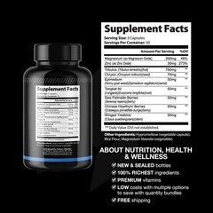 Fortivir Max- Bodybuilding & Men’s Health Support- 3 Bottles- 270 Capsules