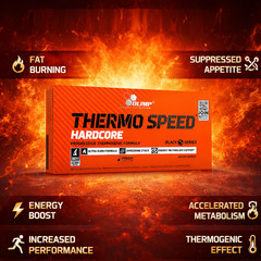 THERMO SPEED HARDCORE – Ultra Burn Formula, Shredding Stack, Energy Metabolism