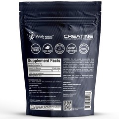 WELLNESS LABSRX Creatine Monohydrate Powder 500g – 100 Servings Micronized Cr…