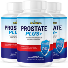 Prostate Plus +- Prostate Support- 3 Bottles- 180 Capsules