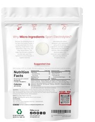 Micro Ingredients Electrolytes Powder, 2 lbs | 90 Servings | Sugar Free Workout