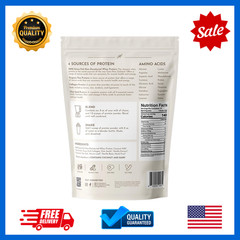 JUST INGREDIENTS Vanilla Protein Powder 15 Servings 22g Grass Fed Whey 2PK
