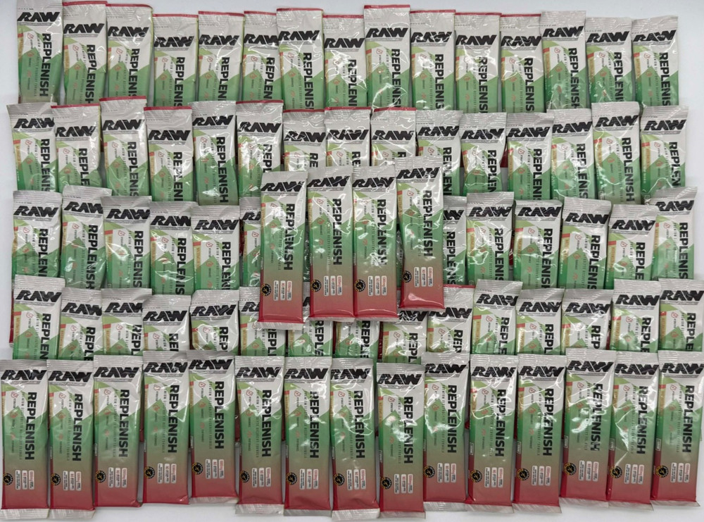 Raw Endurance Replenish Electrolyte Recovery ~ Watermelon Mojito ~ 80 STICK PACK