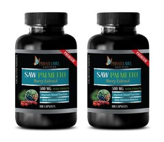 Prostate supplements for men – SAW PALMETTO 500mg – Hair Loss Treatment – 2 Bot