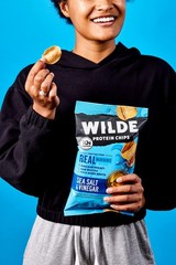 (Pack of 24) Wilde Snacks Protein Chips Sea Salt Vinegar 1.34 Oz