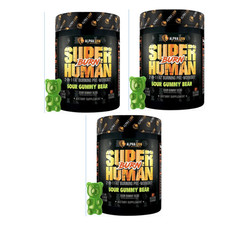Alpha Lion SuperHuman Burn Hulk Juice – Sour Gummy Bear 10.96 oz PACK OF 3