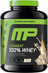 Musclepharm Combat 100% Whey Protein Powder, Chocolate Milk, Fast Recovery & Mus