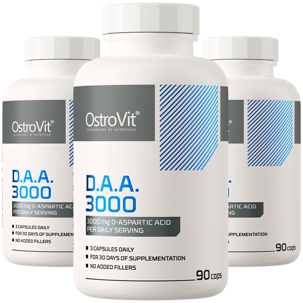 OSTROVIT DAA 3000 90 caps-Testosterone Booster , muscle strength, libido