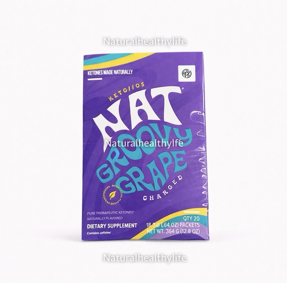Pruvit OSNAT Ketones GROOVY GRAPE CHARGED 20 PACKS. FREE SHIPPING EXP: 04/2027