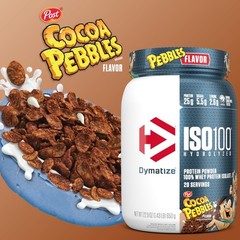 Dymatize x Cocoa Pebbles ISO100 Whey 1.34 Pound (Pack of 1),