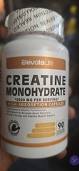 Creatine Monohydrate 2500mg, 90 Capsules Per Serving Exp 07/2026