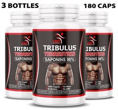 Tribulus Terrestris 7500mg Extract Work Out Dietary Supplement Organic 180 Caps