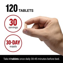 Test X180 PM Testosterone Booster Men Sleep Support Muscle Recovery 120 Tablets