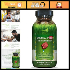 Testosterone Booster with Nitric Oxide | Male Vitality & Performance | 60 Soft-G