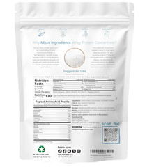 Instant Whey Protein Powder Concentrate, 2lbs