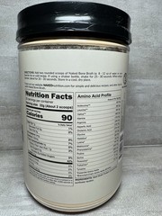 Naked Nutrition Bone Broth Protein Powder Savory 1lb Dairy-Free Gluten-Free