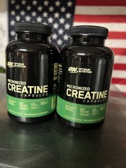 Micronized Creatine Capsules, 100 Capsules EXP 09/26 2 Pack