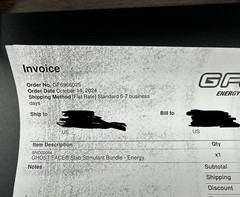 GFUEL Scream Stab Stimulant Ghost Face Collector’s Plastic Shaker + Tub G FUEL