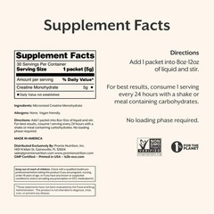 Micronized Creatine Monohydrate Travel Packs – 5g, Vegan, Muscle Growth & Recove