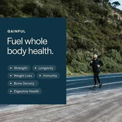 Gainful Everyday Whey Protein Powder 23g Protein per Serving Unflavored (2 PACK)