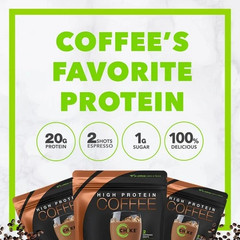 Chike Protein Iced Coffee 20g Whey Protein Powder, Mocha – 27.1 oz