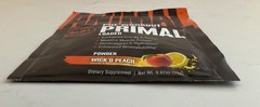 Animal Pre Workout Primal Loaded Wick’d Peach 0.67 oz Single Serving Exp 12/2026
